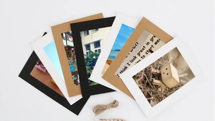 as the picture shows Креативный DIY фотообои комбинированная бумага фоторамка 3 дюймов 5 дюймов 6 дюймов 7 дюймов подвесной фотоальбом для детей и взрослых - Цвет: as the picture shows