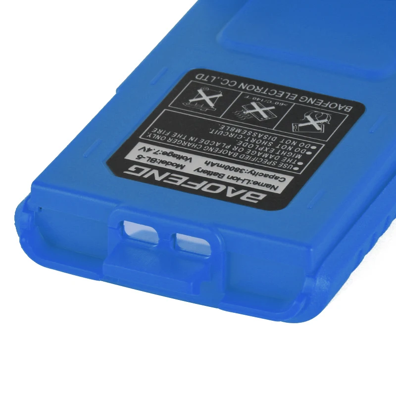 Baofeng UV 5R синяя рация Батарея Расширенная 3800mAh 7 4 V литий ионная аккумуляторная