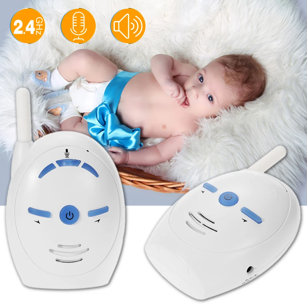 2,4 ГГц беспроводной младенческой портативный цифровой аудио видеоняни и радионяни чувствительной Трансмиссия двухстороннее обсуждение радионяня звуковая