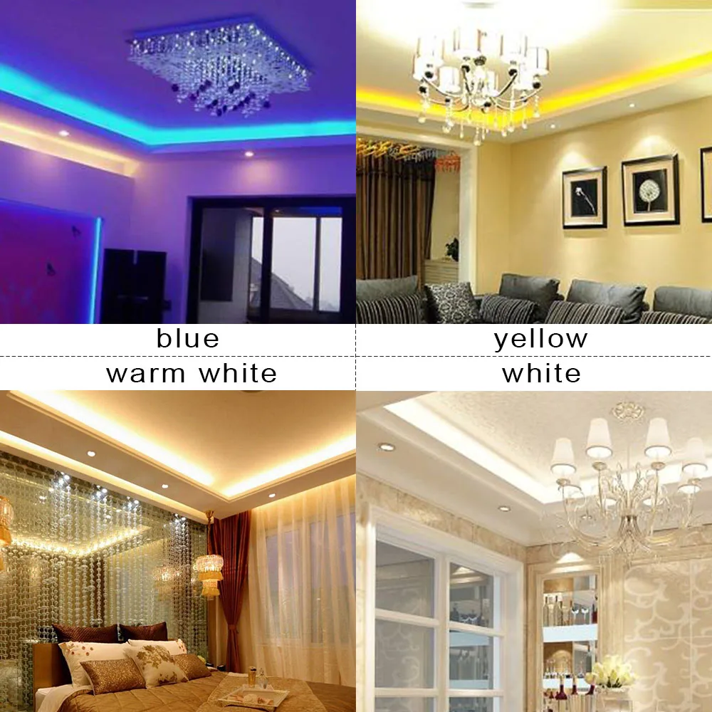5 м 12 В RGBW Светодиодная лента 5050 RGB Водонепроницаемый гибкий неоновый светодиод полоса подсветка домашний декор спальни лампа RGB лента светодиодный лента