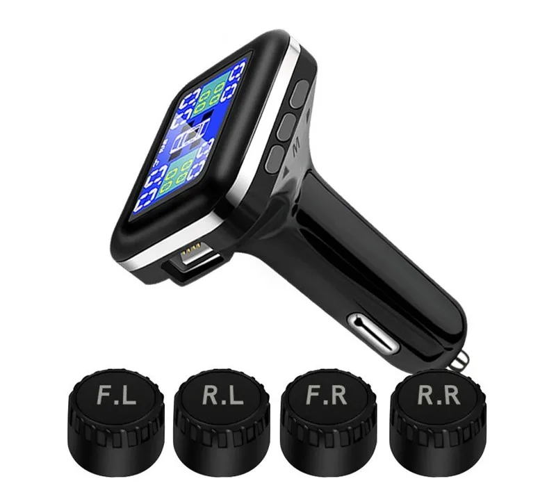 Система мониторинга давления в шинах TPMS умная система контроля с ЖК-дисплеем |