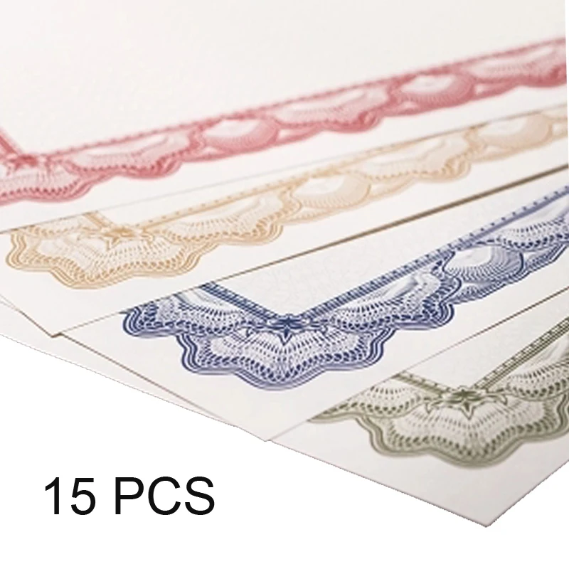 KOEKOEK DIY zetwerk ретро печати papier hebben затенение en frame a4 kopie certificaat 15 листов/Зак