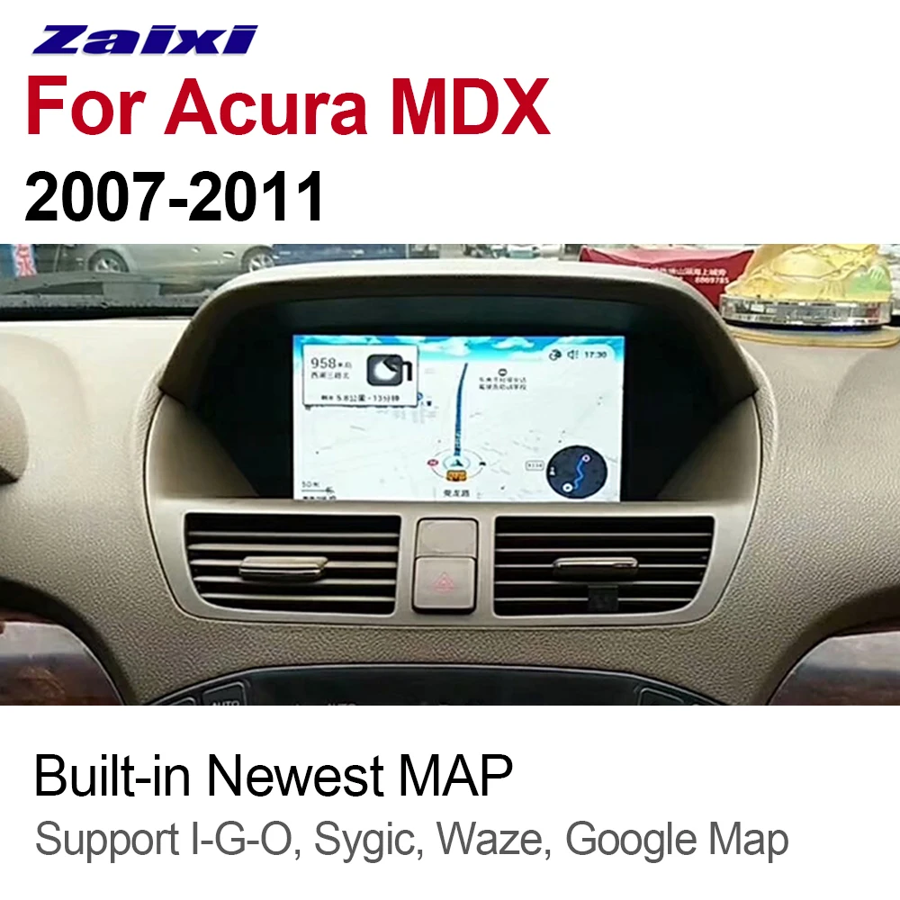 ZaiXi Авто Радио 2 Din Android Автомобильный плеер для Acura MDX 2007 ~ 2011 GPS Навигация BT Wifi карта