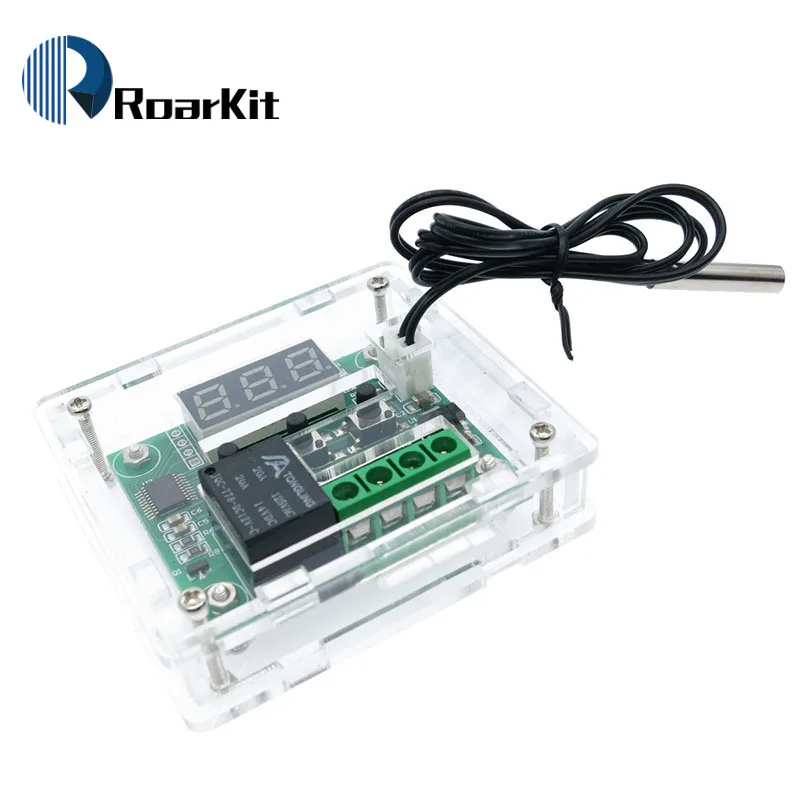 Чехол W1209 прозрачный акриловый корпус прозрачная крышка термометр контроллер (не