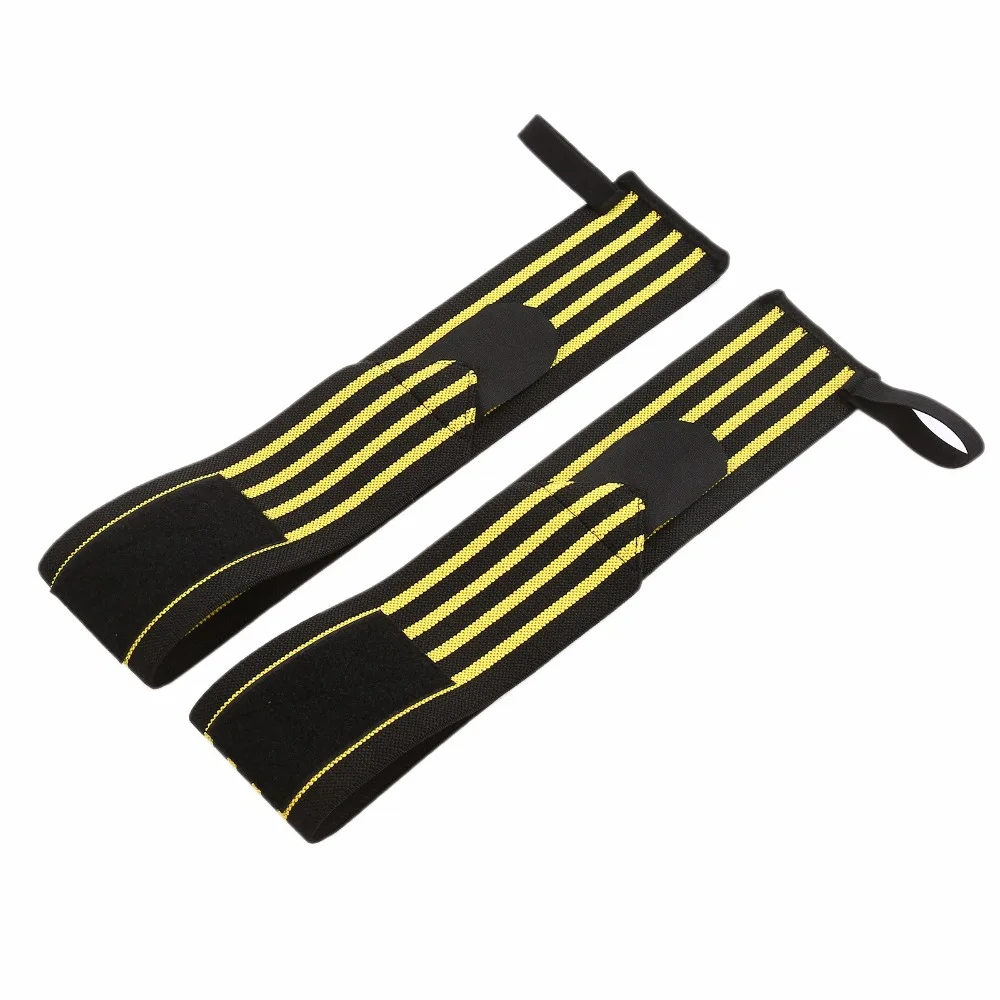 1 Pair Weightlifting Wrist Wraps for Men Women Lifting Straps w/ Thumb Loops Crossfit Strength Training Support Braces |