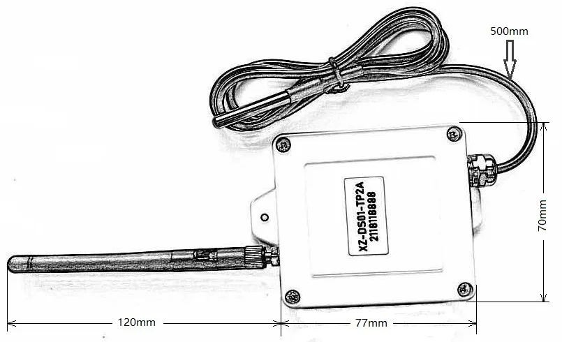 433/868/915 МГц lora датчик температуры ds18b20 цифровой датчик температуры регистратор зонд температурного датчика для котла нефти