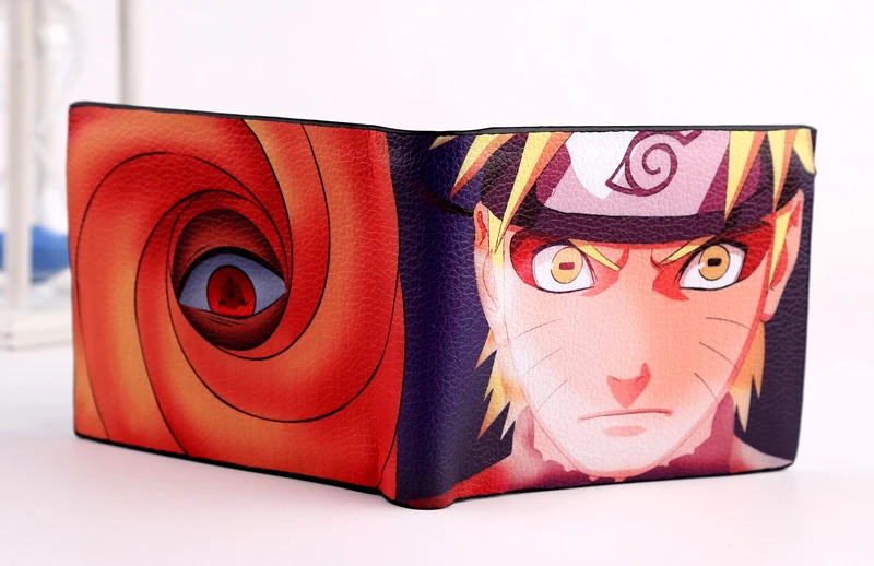 Наруто Uzumaki аниме кошелек мягкий кожаный бумажник Хатаке Какаши держатель для карт кошелек Учиха Итачи косплей подарок сумка для денег