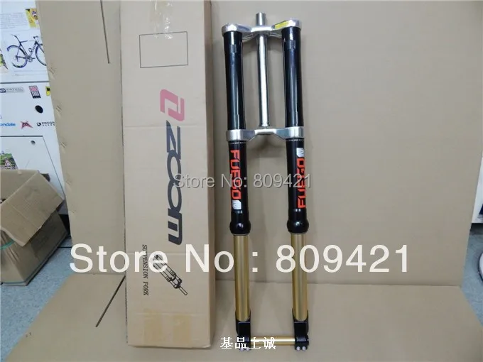 Зум DH горный велосипед цилиндрический вал плечевая подвеска вилка масляный