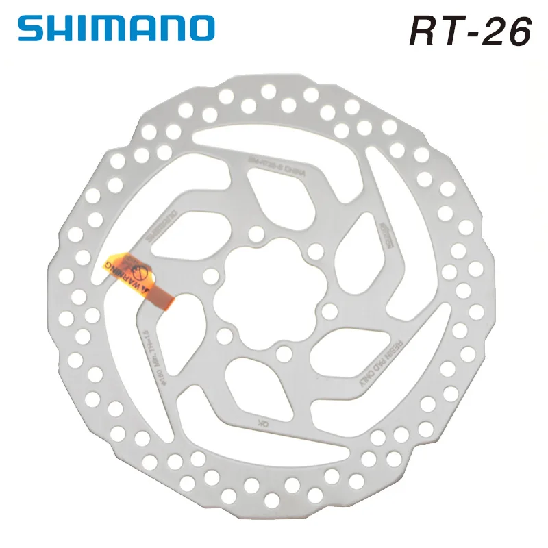 Дисковый тормозной ротор Shimano RT26 51 56 из нержавеющей стали 160 мм 180 6