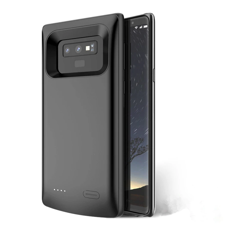 Ударопрочный чехол ZKFYS для зарядки аккумуляторов Samsung Galaxy Note 9 аккумулятора 5000 мАч