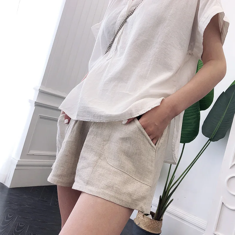 Летние шорты для беременных; брюки для беременных; шорты для отдыха для беременных женщин; одежда с эластичной резинкой на талии; повседневная одежда для мам