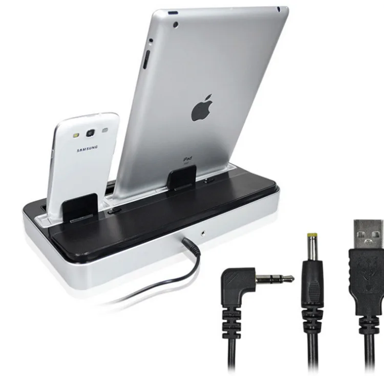 IPEGA Pg-ip115 Зарядное устройство Док-станция для динамиков для iPhone 4/5 для iPhone 7-цифровой преобразователь для IPAD 2/3/4/MINI для samsung Galaxy S2 S3