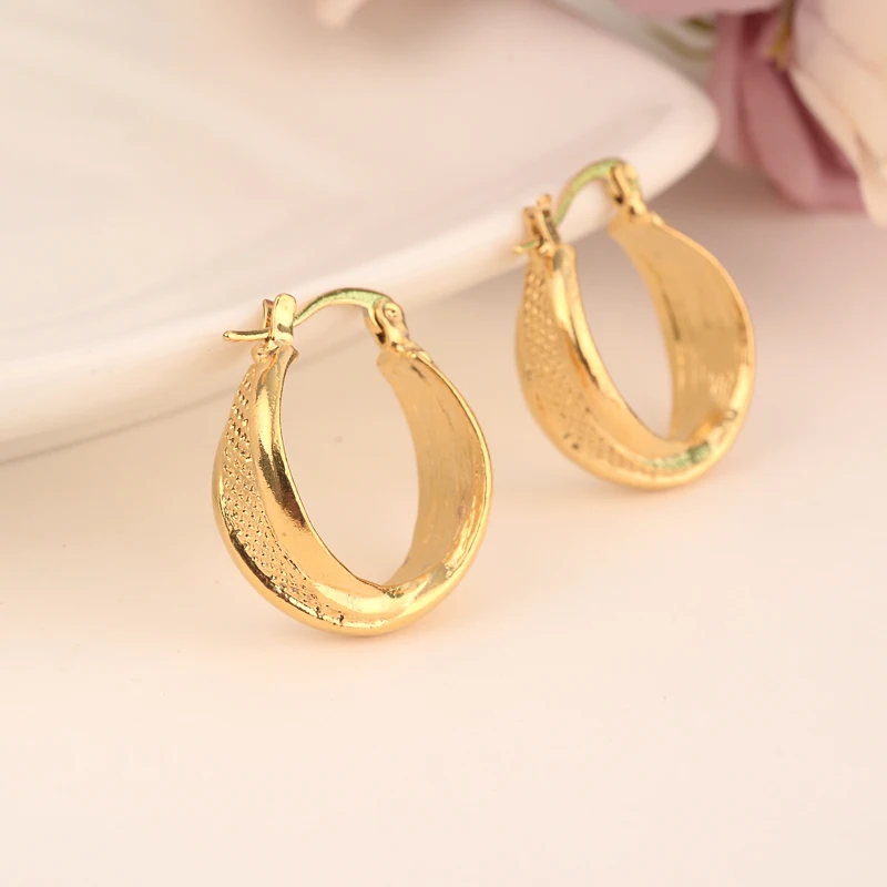 2 пары африканские серьги для женщин золотого цвета девушки эфиопские ювелирные