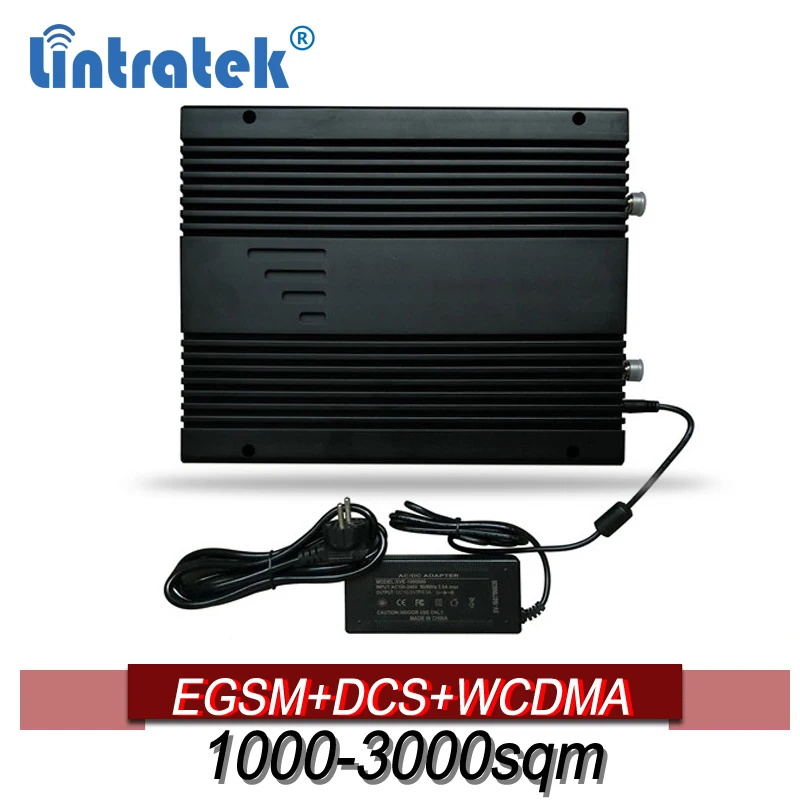 Усилитель сигнала Lintratek 80db мощный 900 1800 2100 GSM мобильного повторитель DCS WCDMA 2G 3G 4G LTE