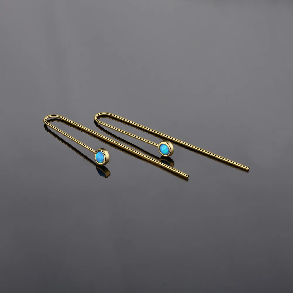 Jewelrypalace классический 0.2ct создан опалами Висячие серьги 925 серебро Ювелирные