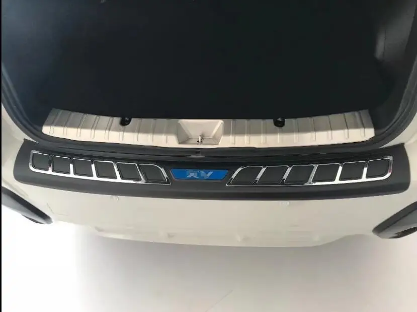 Для Subaru XV 2018 2019 Accessori Авто Paraurti Posteriore протектор Coda Portellone Tronco Guardia Batticalcagno Scuff
