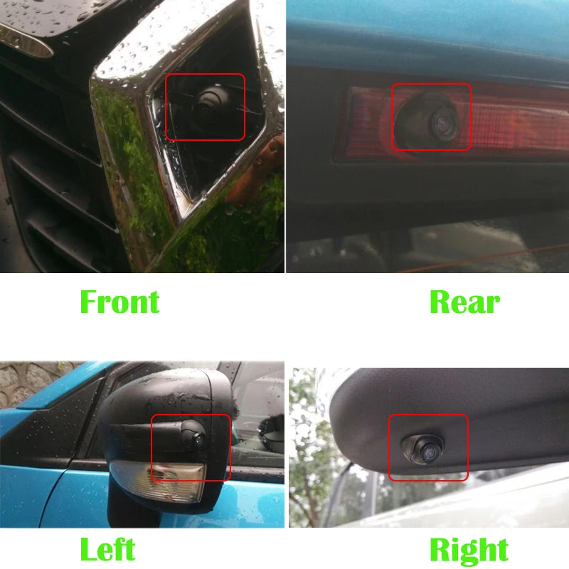 Автомобильная камера ночного видения CCD HD задняя и боковая камеры заднего вида