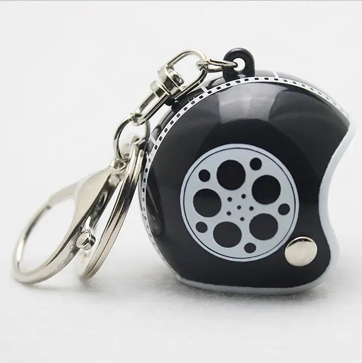 Punk Biker Motorcycle Helmet Keychain Pendant Classic Key Ring Casque Movie role Spider-Man Ultraman Hero Car Rings | Украшения и