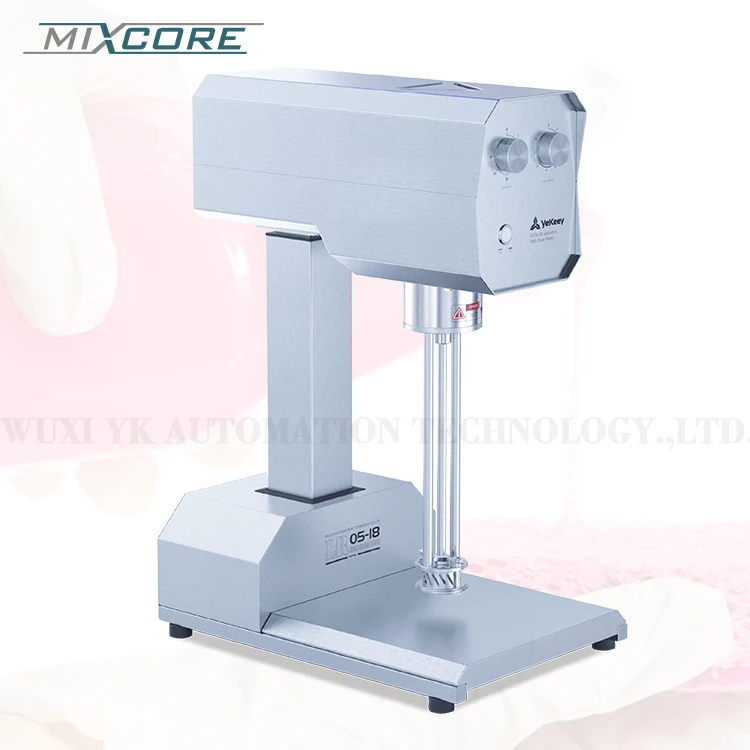 LR-5 Lab Electric Lifting Working Heads Replaceable Homogenizer High Shear Mixer For Detergent Production