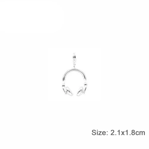 Модные Серебристые наушники для наушников Diy подвески подходят браслета и