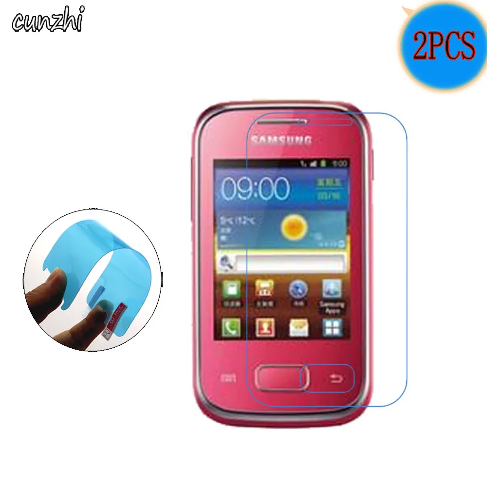 2PCS Soft Ultra Clear Nano-coated Tempered Explosion proof Screen Protector Film For Samsung S5310 Galaxy Pocket Neo | Мобильные