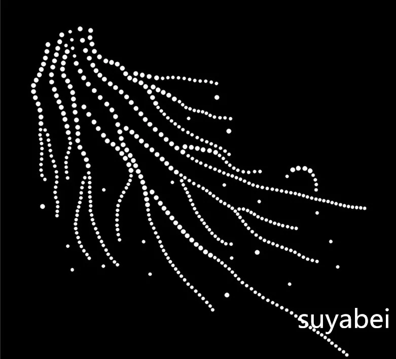 2 шт./лот стебель дерева железа на горный хрусталь аппликации дизайн камень