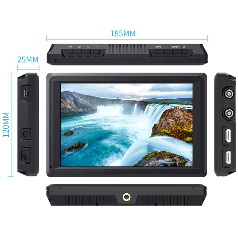 Профессиональный Fw279S 7 дюймов 4K Hdmi 3G-Sdi 2200Nit дневной свет, видимый 1920X1200 на камеру полевой монитор камера дисплей экран