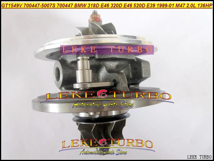 Картридж Turbo для BMW 318D 320D E46 520D E39 99 01 M47 2.0L процессор Chra Core GT1549V 700447 5008S 5007S 0006|turbocharger