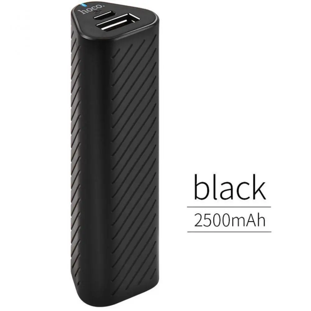 HOCO портативное зарядное устройство 2500 мАч мини USB Внешнее для Xiaomi MI iPhone Samsung