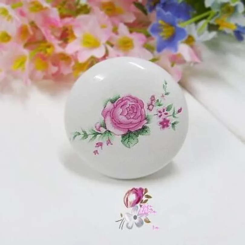 Ручки для мебели в деревенском стиле керамические ручки ящиков и шкафов с