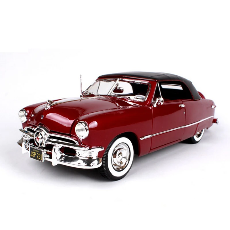 1:18 весы Ford 1950 винтажные классические модели автомобилей для литья под давлением