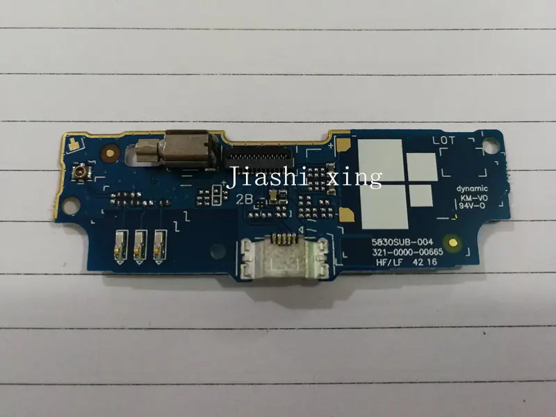 USB-штепсельная плата X007DB для зарядки модуль с вибратором смартфона ASUS Zenfone Go ZB552KL 5