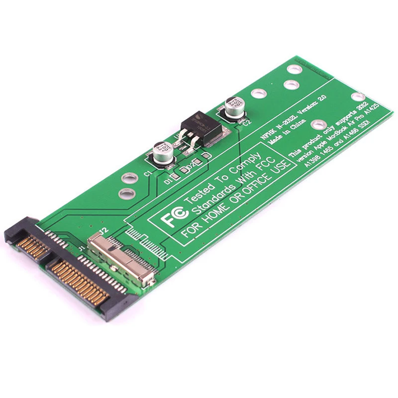 Адаптер для SSD слота A1466 A1465 7 + 17 Pin на 22Pin SATA|sata to ide converter|sata power convertersata pata converter |