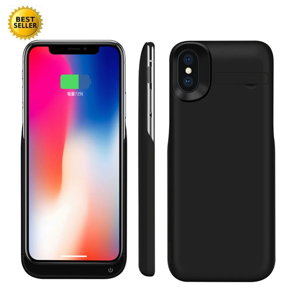 5500 мАч для iphone X XS Аккумулятор Чехол Ультра тонкий резервного копирования
