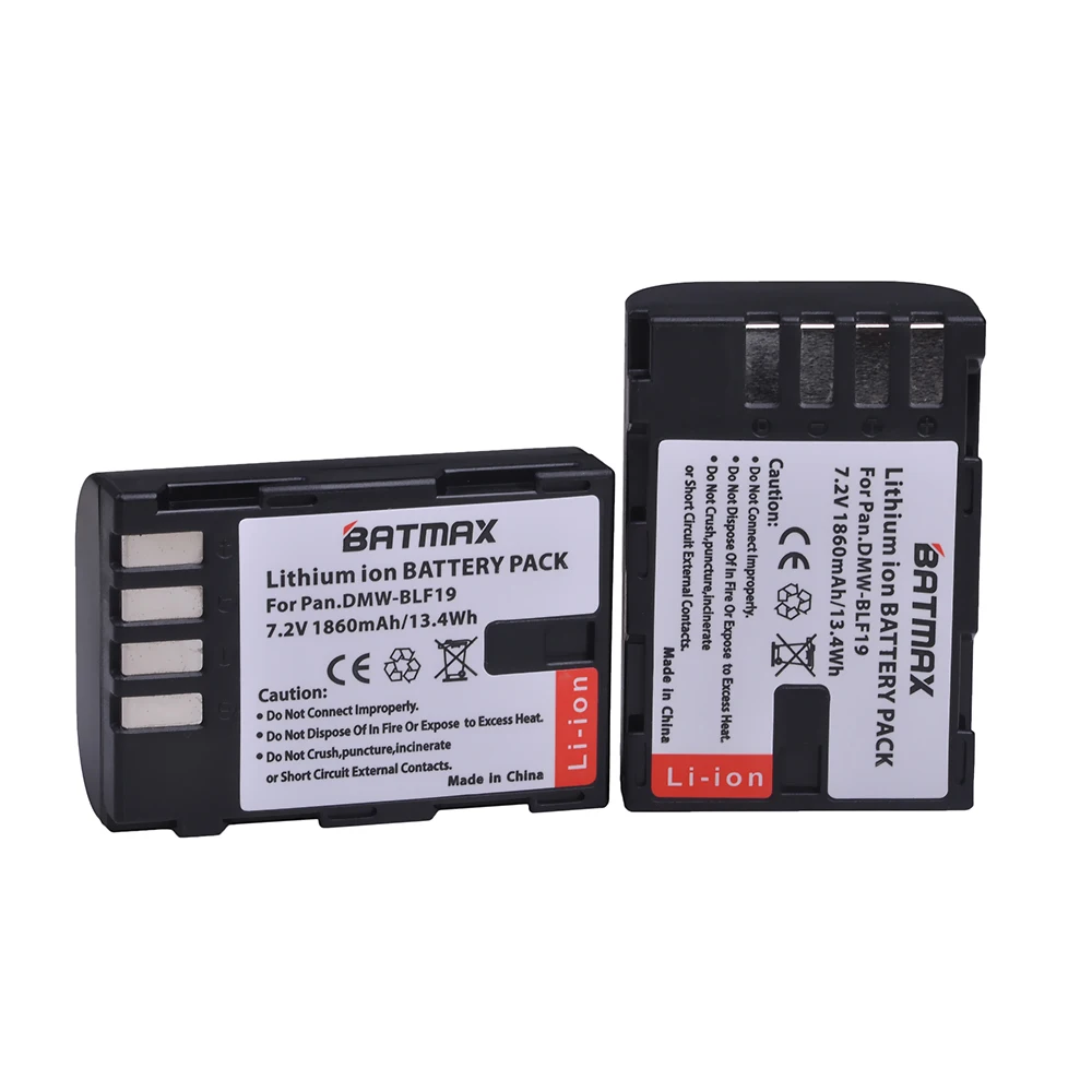 Аккумулятор Batmax DMW-BLF19 DMW BLF19 BLF19E BLF19e DMW-BLF19PP для Panasonic Lumix GH3 GH4 GH5 | Электроника