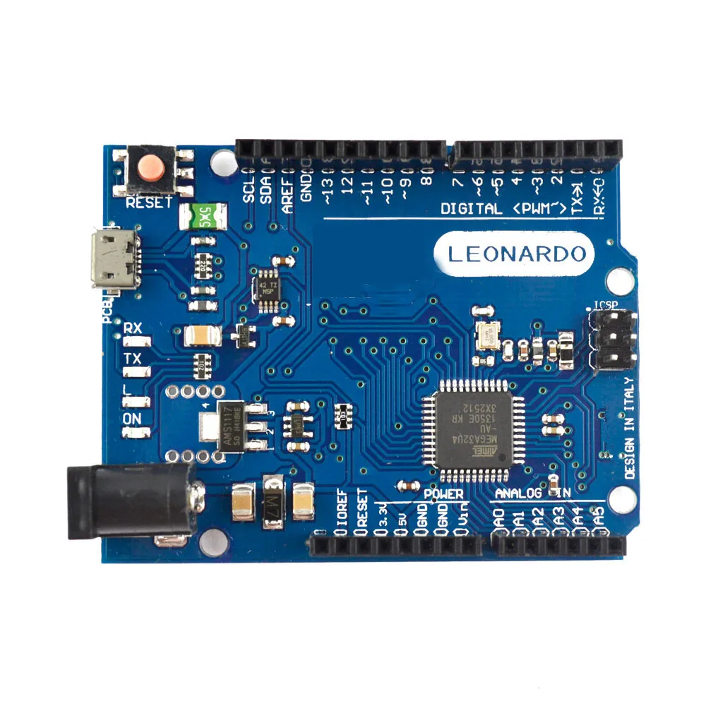 Микроконтроллер Leonardo R3 Atmega32u4 макетная плата с usb кабелем совместимый arduino DIY