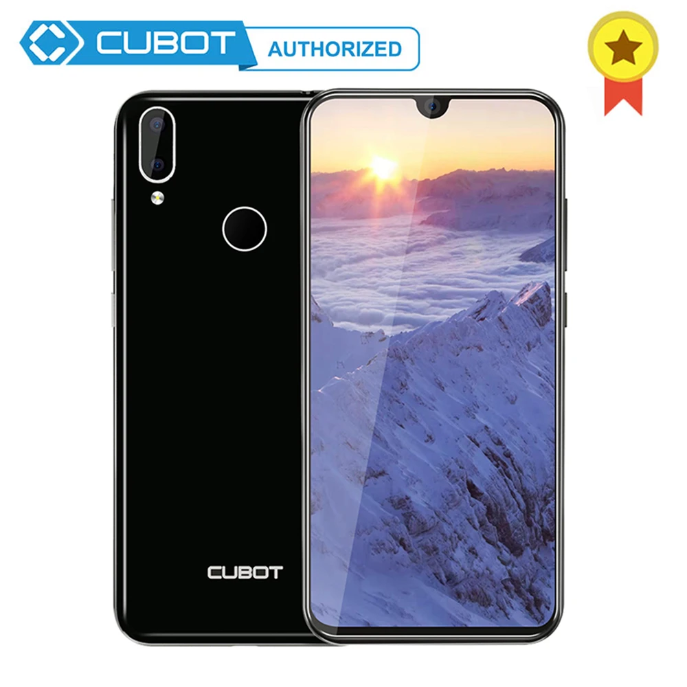 Cubot R19 Android 9 0 3 ГБ 32 MT6761 четырехъядерный смартфон с отпечатком пальца 2800 мА/ч 5 71