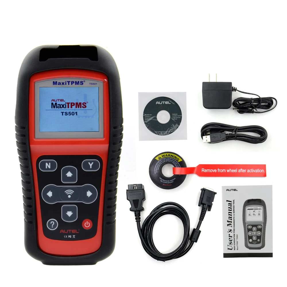 A+ качество Autel MaxiTPMS TS501 TPMS диагностики и услуги инструмент активирует ОЕМ/универсальная система контроля состояния шин Датчики+ перепрограммирования электронный блок управления автомобиля