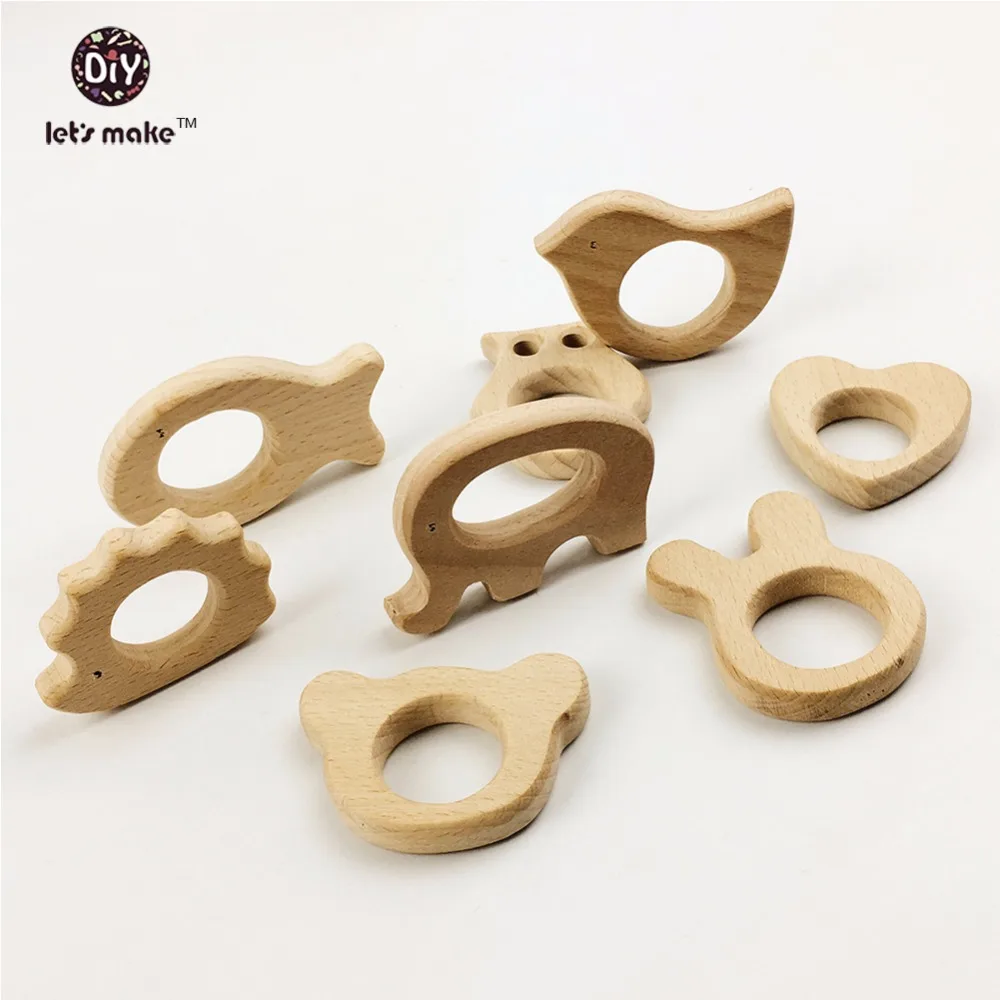 8 шт. деревянные подвески грызунки для детей|baby teether|teether babyteething toys |
