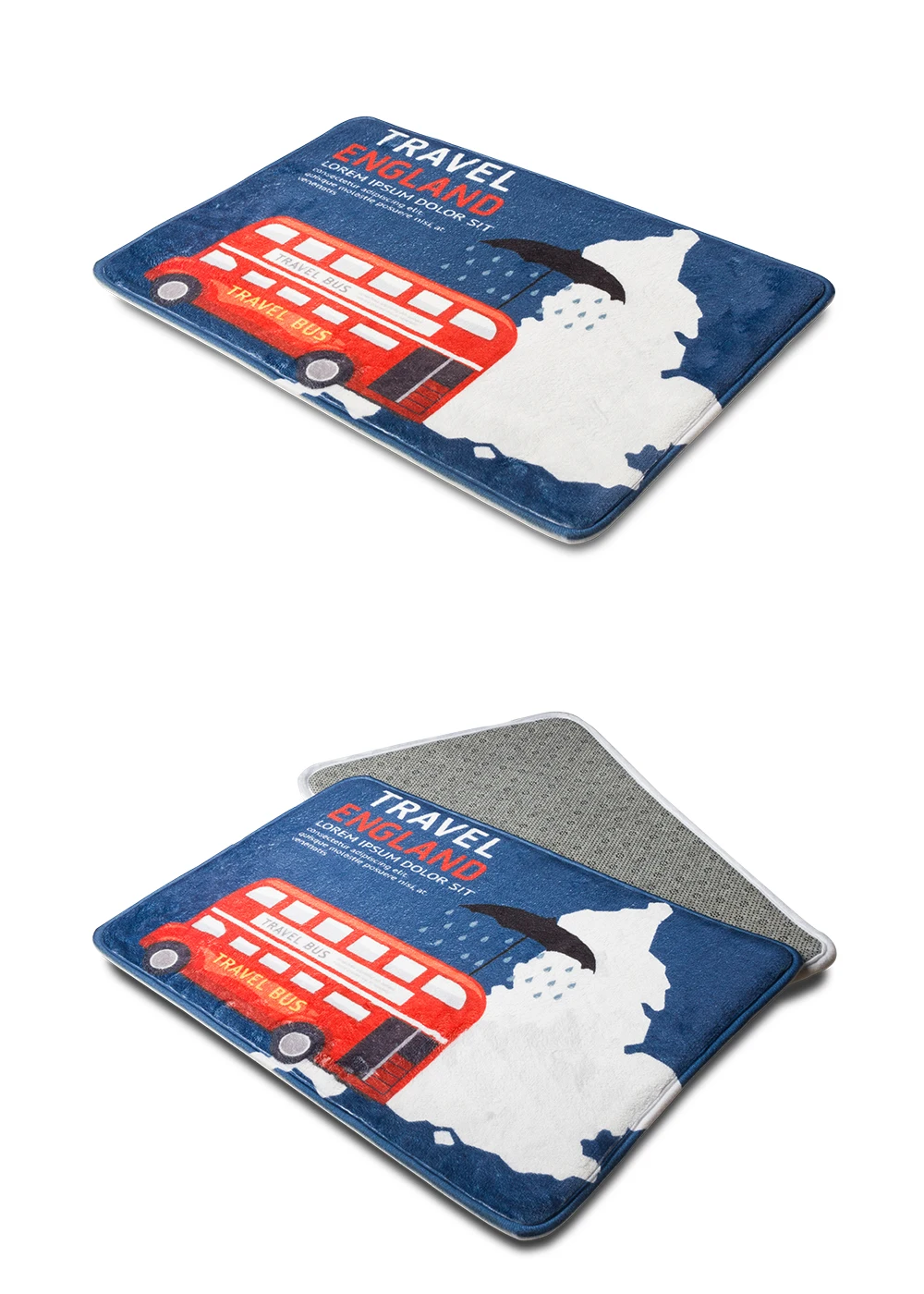 HUGSIDEA ковер с рождественским принтом кухонный коврик мультяшный домашний дверь