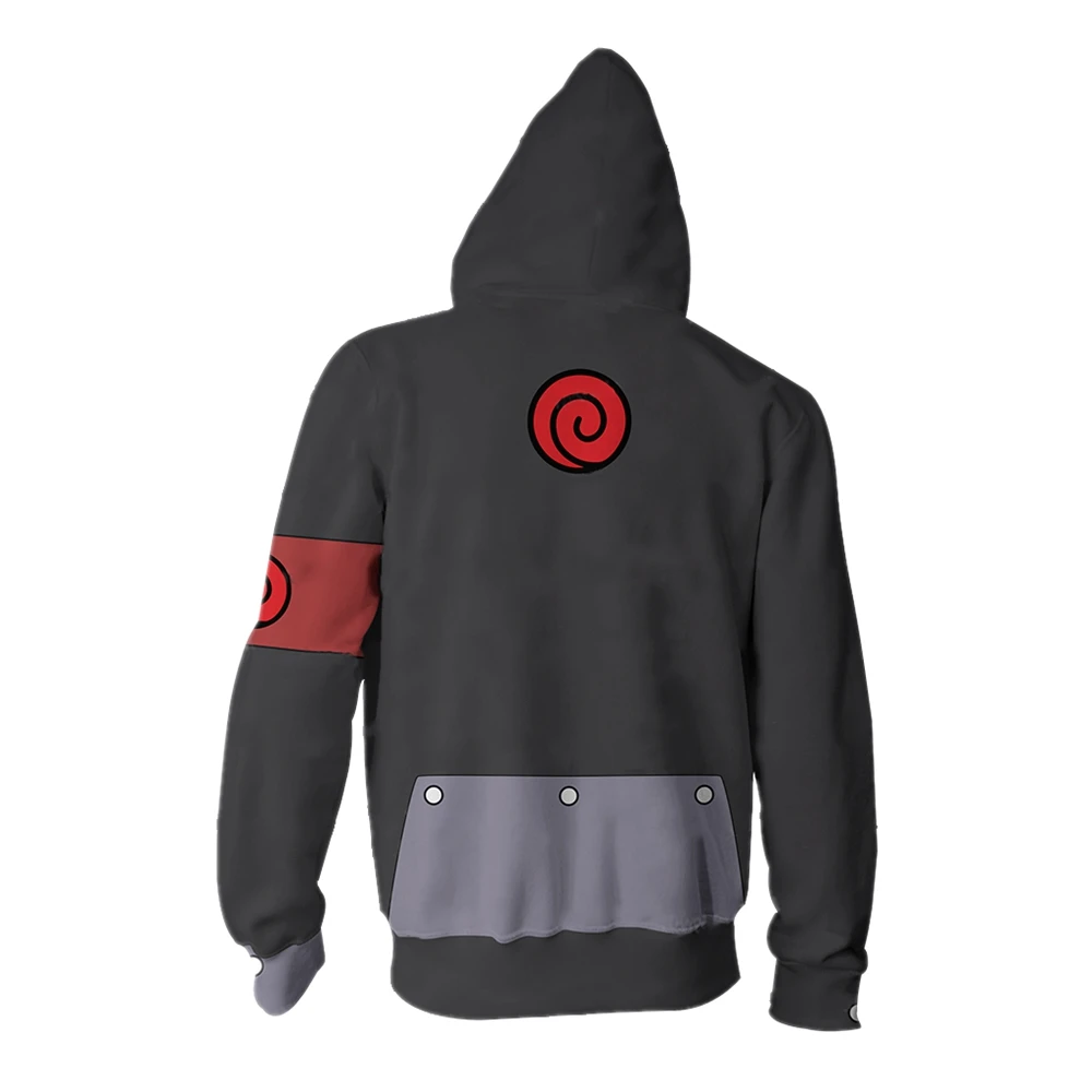 Anime Hoodie Sweatshirt Uzumaki Cosplay Costumes Men Sweatshirts Zip Up Jacket Coat Tracksuits Hoodies | Мужская одежда