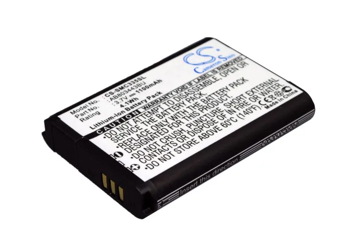 Cameron Sino 1100mAh батарея AB803443BU для Samsung GT C3350 твердый Xcover C3350|cameron sino|battery for samsungbattery |