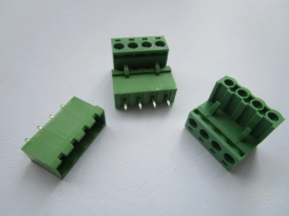 120 шт. коннекторы для клеммной колодки 4 контакта/шаг 5 08 мм|block terminal connectors|connector