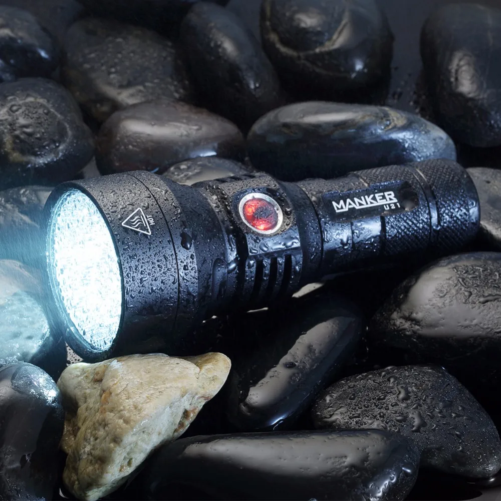 Фонарик MANKER U21 26650 1560 люмен CREE XHP35 HI светодиодный фонарик 700 м мощный прожектор