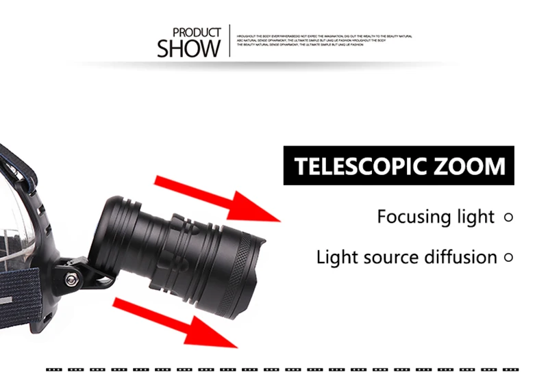 Litwod Z302808 светодиодный налобный фонарь CREE Xlamp XHP70.2 32 Вт высокомощный xhp50 светодиодный налобный фонарь 18650 фонарь