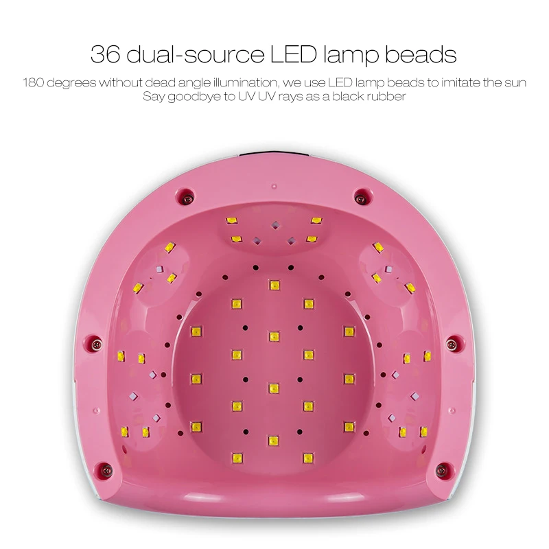 UV Led 80W Lamp Nail Dryer for Nails Curing Manicure SUN Light All Gel Polish Sensor Machine Art LED Tools | Красота и здоровье