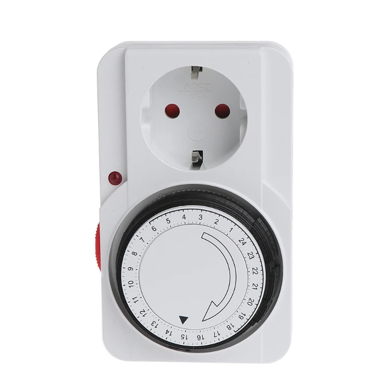 

24 Hours Programmable Mechanical Timer Switch Smart Countdown Switch Timer Plug Socket 230V EU Plug