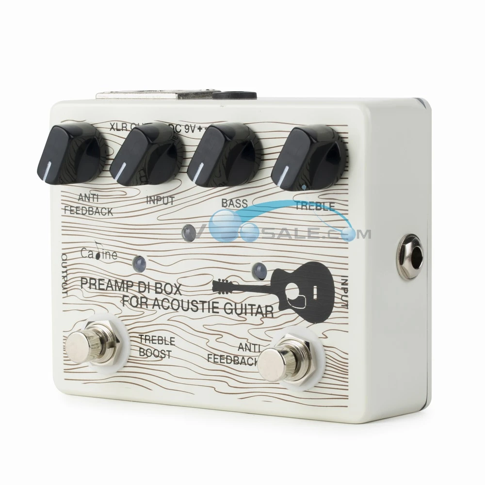 Caline CP-67 DI Box для акустической гитары педаль эффект 9 В гитарные эффекты гитарные аксессуары педаль эффектов истинный обход гитарные части
