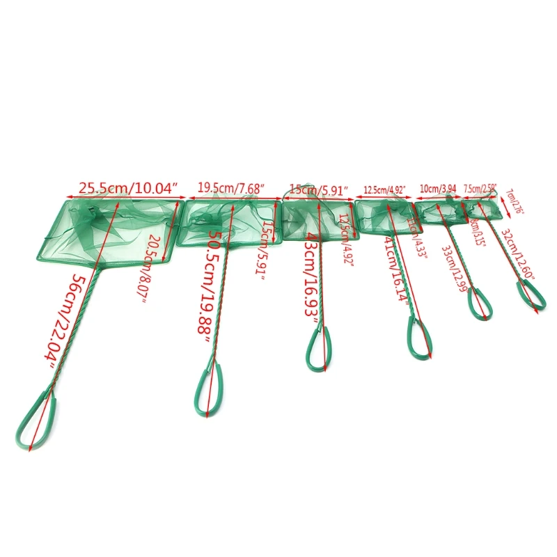 Аквариумная рыболовная сетка 1 шт. квадратные креветки маленькая Betta Tetra 3-10 дюймов