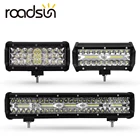 Светильник Панель 715 дюйма, 72 Вт 120 Вт 300 Вт светодиодный Светодиодная панель 6000K, лм, 12 В для джипов, внедорожников, кроссоверов, квадроциклов, грузовиков, лодок, автомобилей 4x4